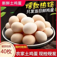 批发农家散养草鸡蛋红心虫草蛋月子蛋鸡蛋新鲜整箱官方